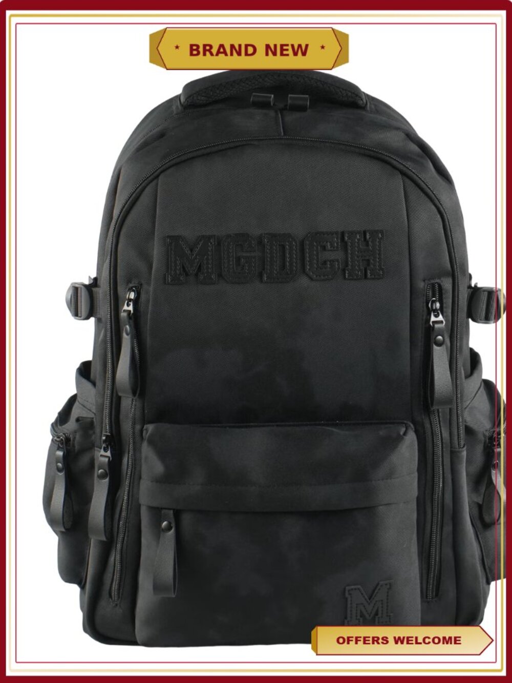 Water Resistant Lightweight Large Travel School Backpack with Padded Straps - Picture 4 of 7